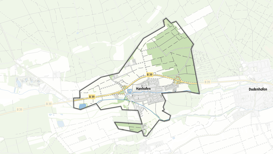 Stadtansicht von Hanhofen, unserem Einsatzgebiet für schnelle Hilfe