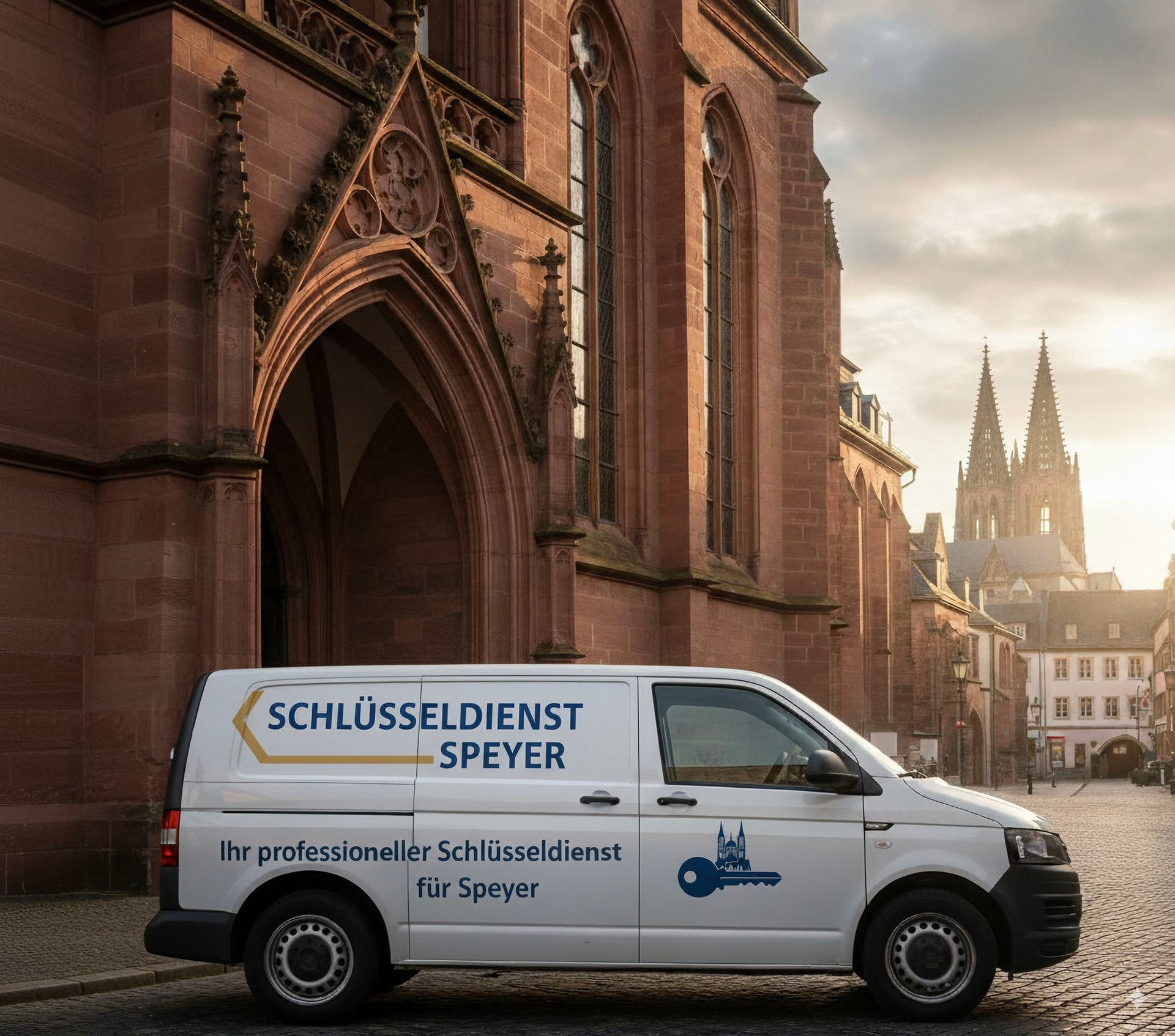 Schlüsseldienst Speyer Servicefahrzeug im Einsatz